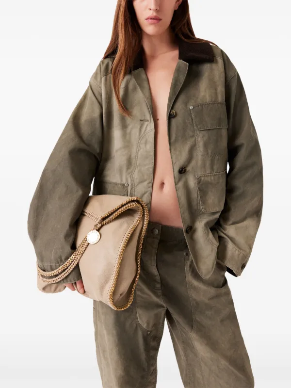 【関税&送料込】Stella Mccartney Workwear Jacket Stella McCartney Workwear Harrington Jacket | Brown