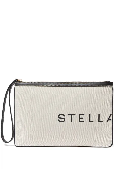 Porte-monnaie à logo imprimé - Stella McCartney - Modalova