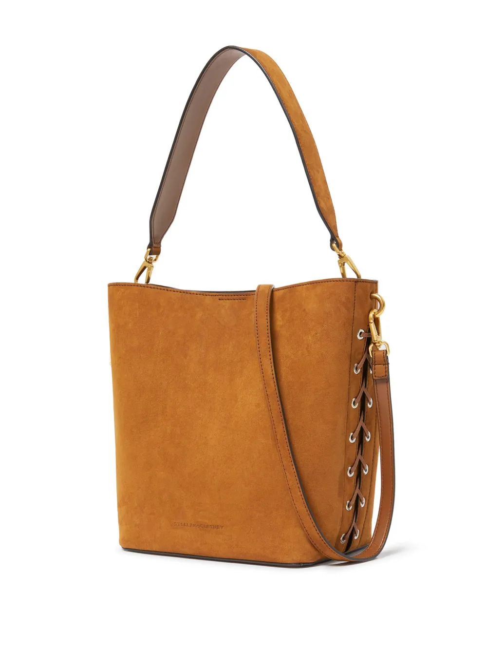 Stella McCartney Frayme shopper met stiksels Bruin