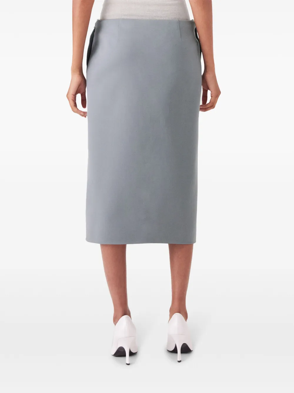 Stella McCartney Falabella-chain Skirt | Blue | FARFETCH JO