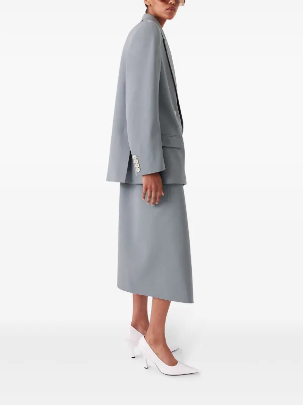 Stella McCartney Falabella-chain Skirt | Blue | FARFETCH JO