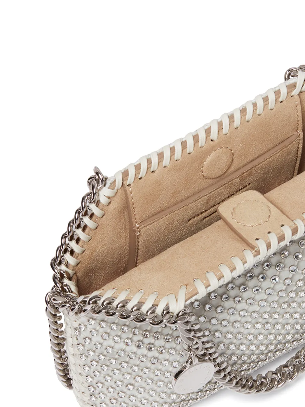 Stella Mccartney Mini Falabella Tote Bag In White