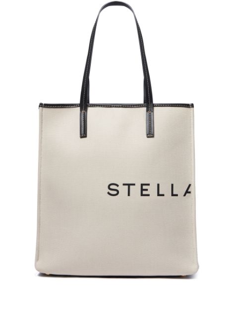 Stella McCartney large SMC canvas tote bag Women