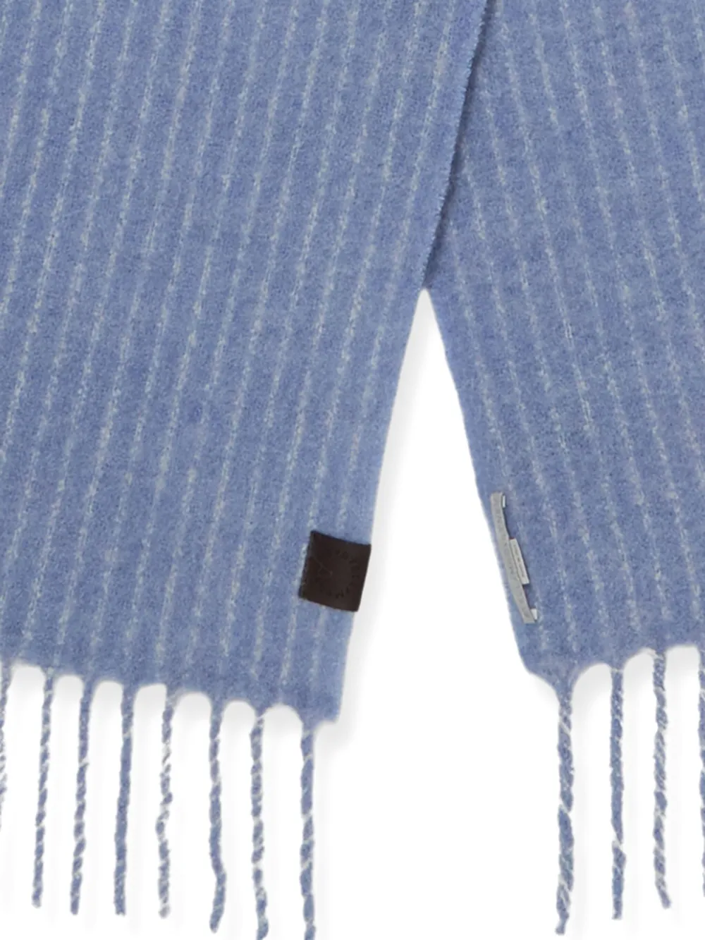 Stella McCartney Gestreepte sjaal Blauw