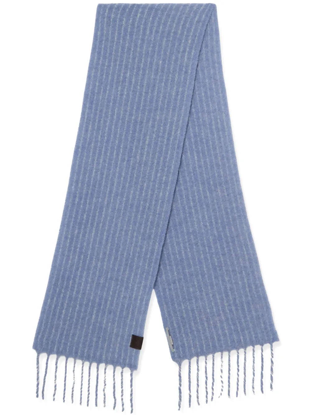 Stella McCartney Gestreepte sjaal Blauw