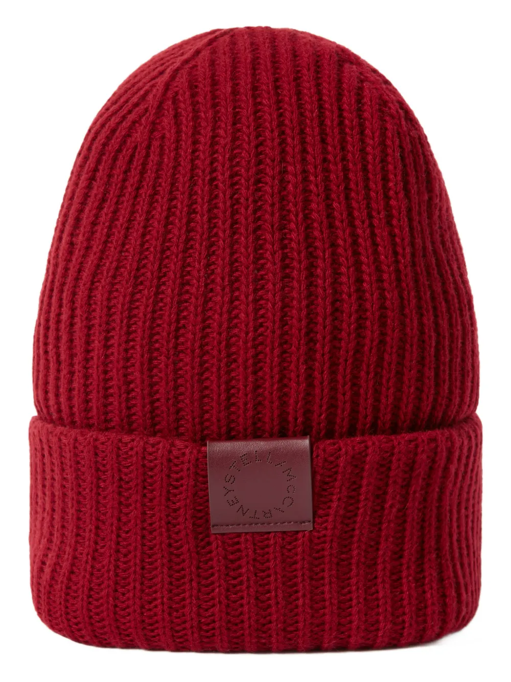 Stella McCartney Berretto con logo - Rosso