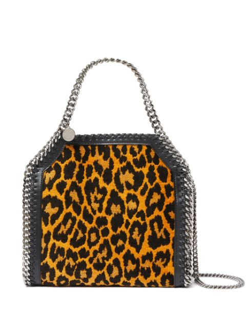 Stella McCartney mini Falabella leopard-print tote bag Women