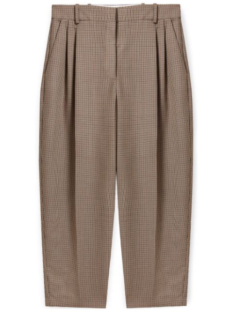 Stella McCartney Iconic houndstooth cropped trousers Women