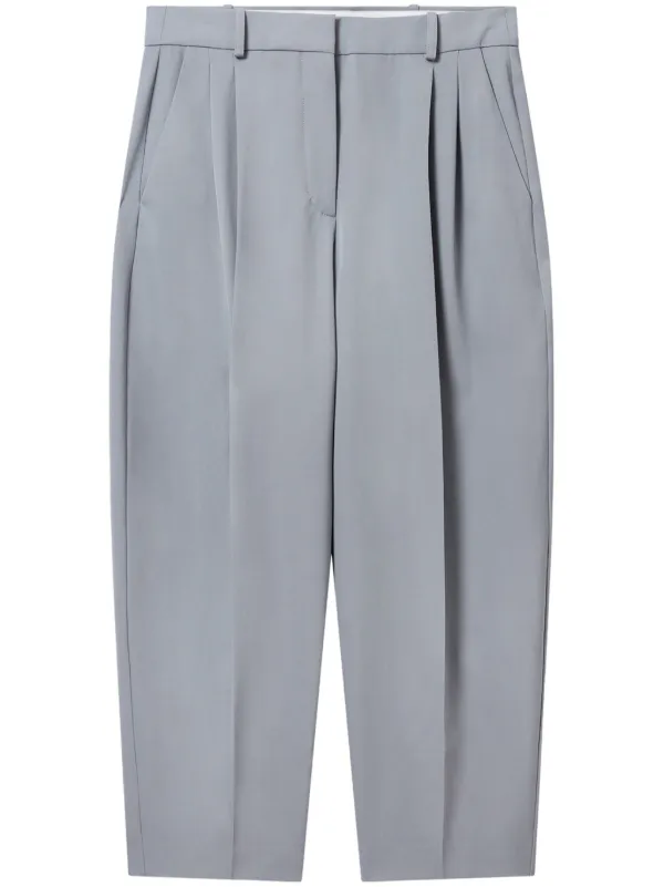 【Stella McCartney】 Iconic high-rise croppedパンツ STELLA MCCARTNEY Cropped stretch-twill flared pants | NET-A