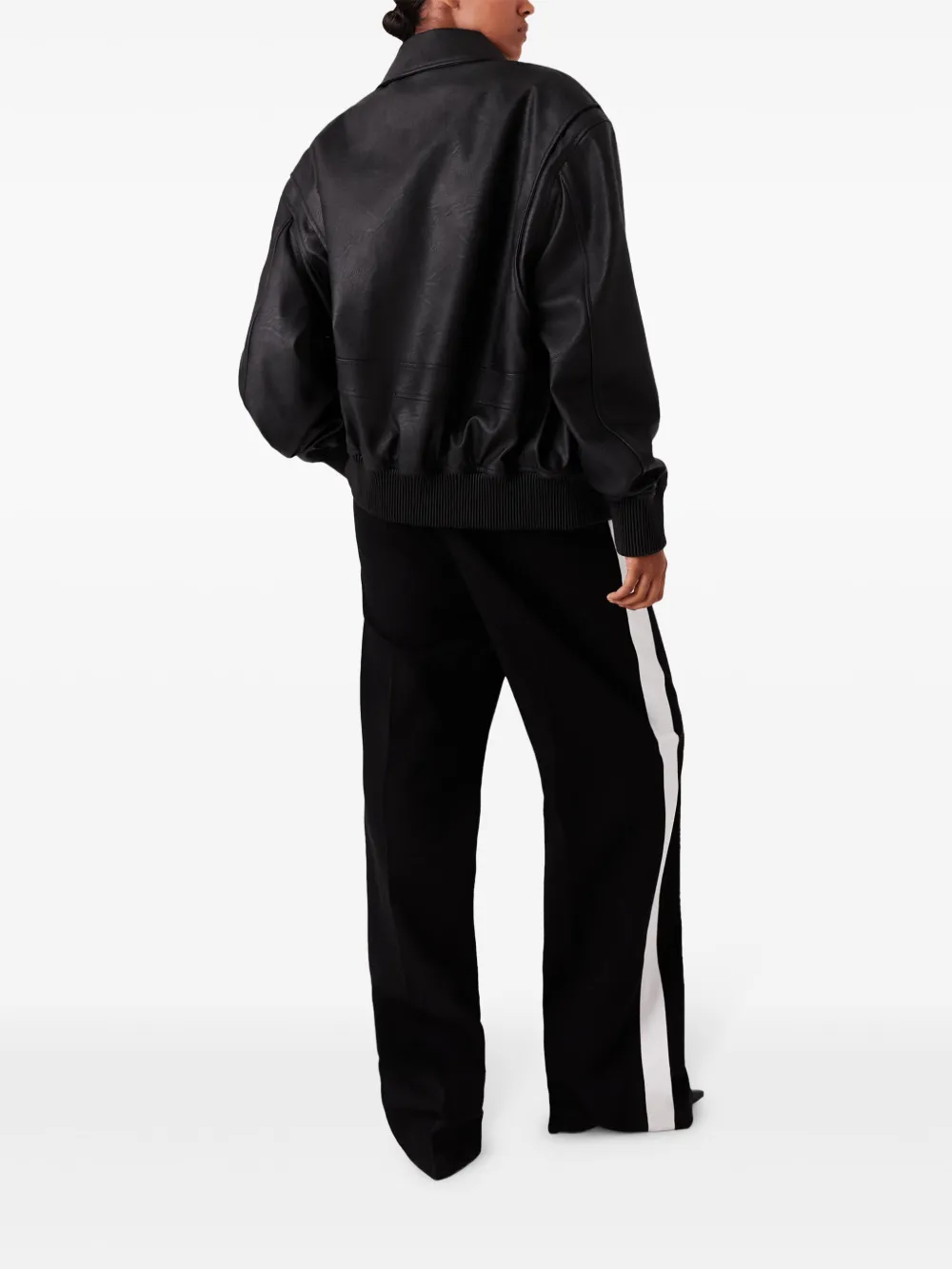 Cheap Stella McCartney stripe-detail straight-leg trousers Women