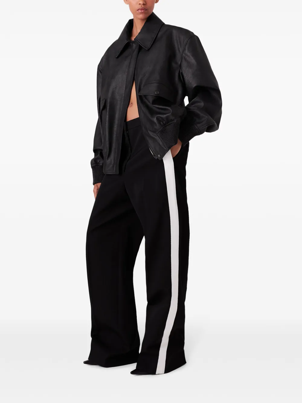 Stella McCartney Straight broek - Zwart