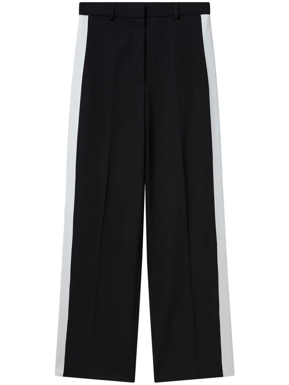 Cheap Stella McCartney stripe-detail straight-leg trousers Women