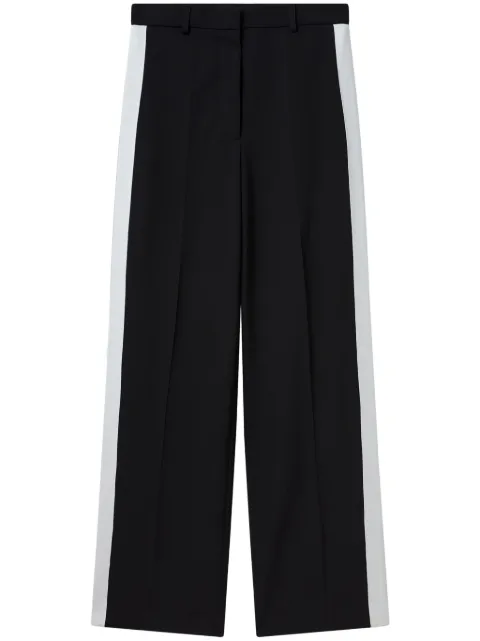 Stella McCartney stripe-detail straight-leg trousers Women