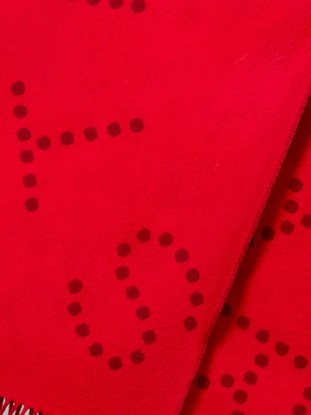 Stella McCartney Sjaal met franje Rood