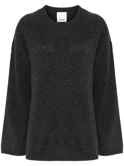 Allude cashmere crew-neck sweater