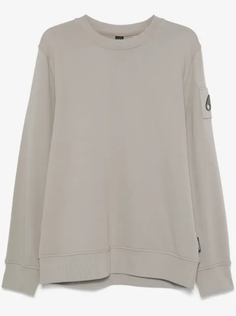 Moose Knuckles logo-plaque sweatshirt