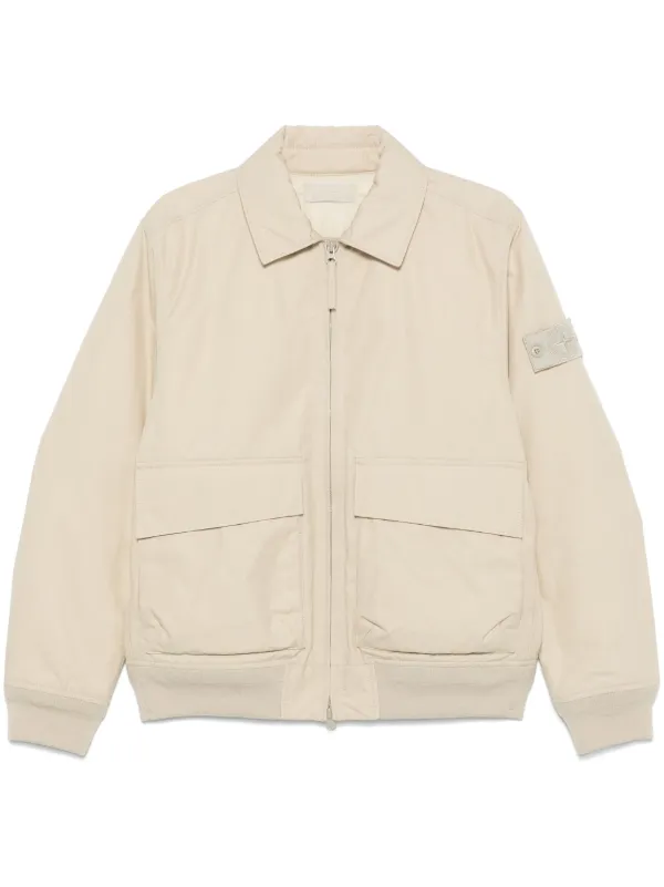 Stone island beige jacket top