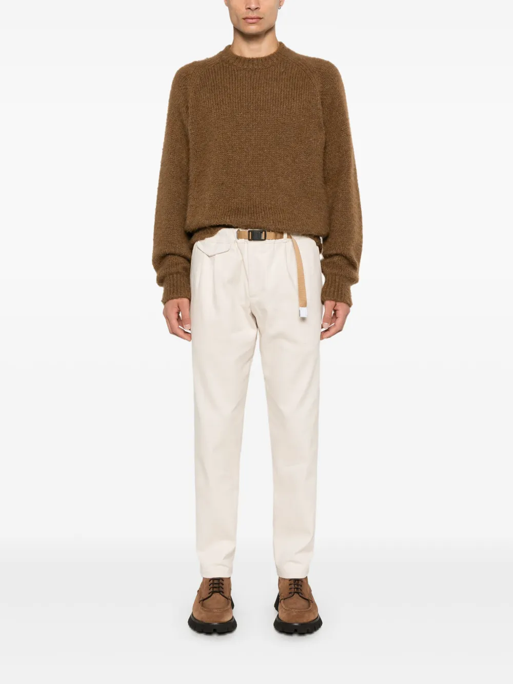 White Sand Broek met toelopende pijpen - Beige