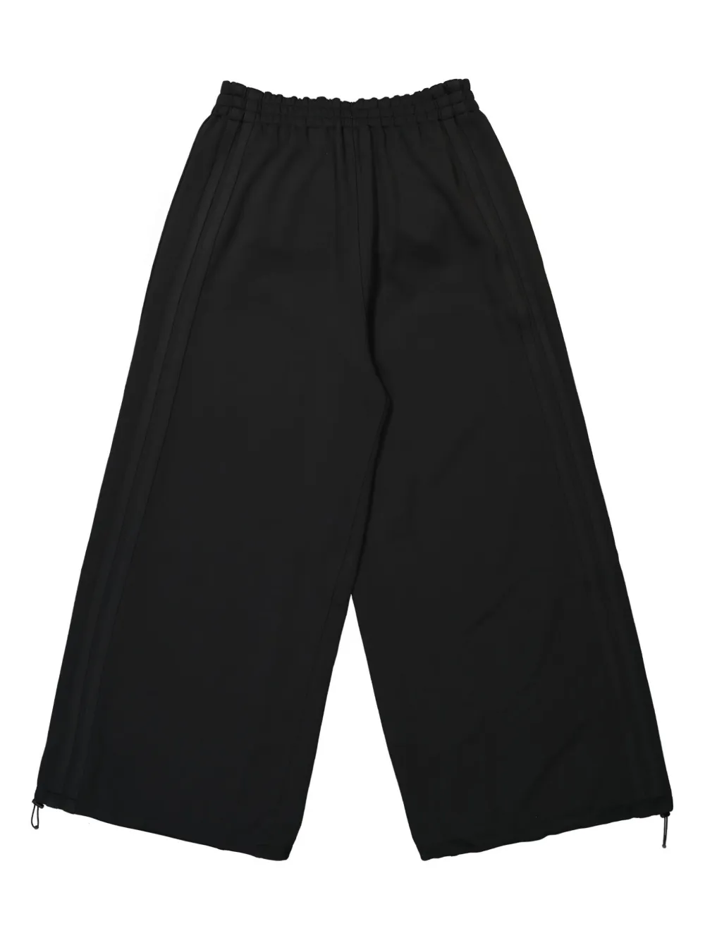 Shop Vetements Wide-leg Track Pants In Black