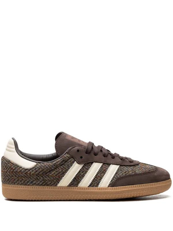 Adidas Samba OG Tweed Pack Dark Brown Cream White Gum Sneakers Braun FARFETCH DE