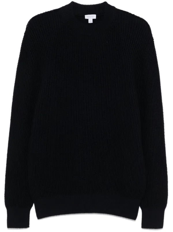 Sunspel Mariner Sweater Blue FARFETCH AE