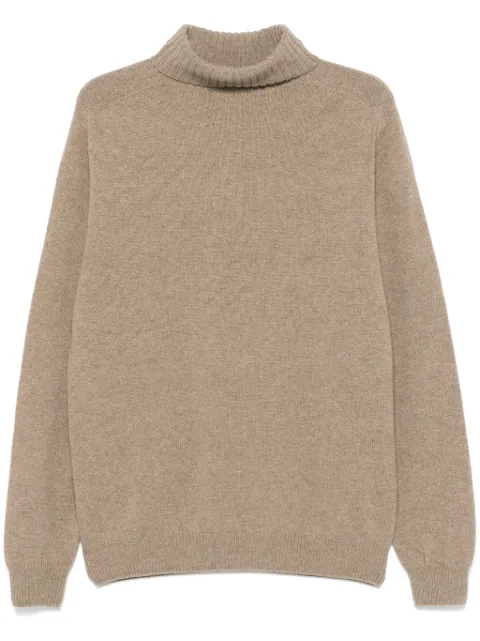 Sunspel pull en laine d'agneau à col roulé