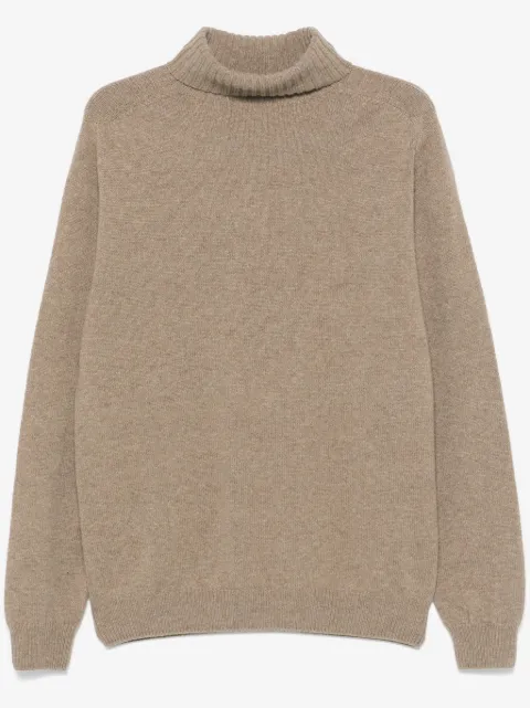 Sunspel pull en laine d'agneau à col roulé