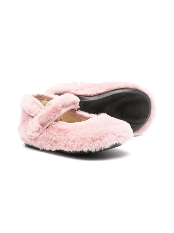 Florens Ballerina s Met Bont Roze FARFETCH NL