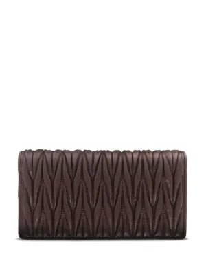 専用　Archive miu miu leather wallet navy Archive miu miu leather wallet navy