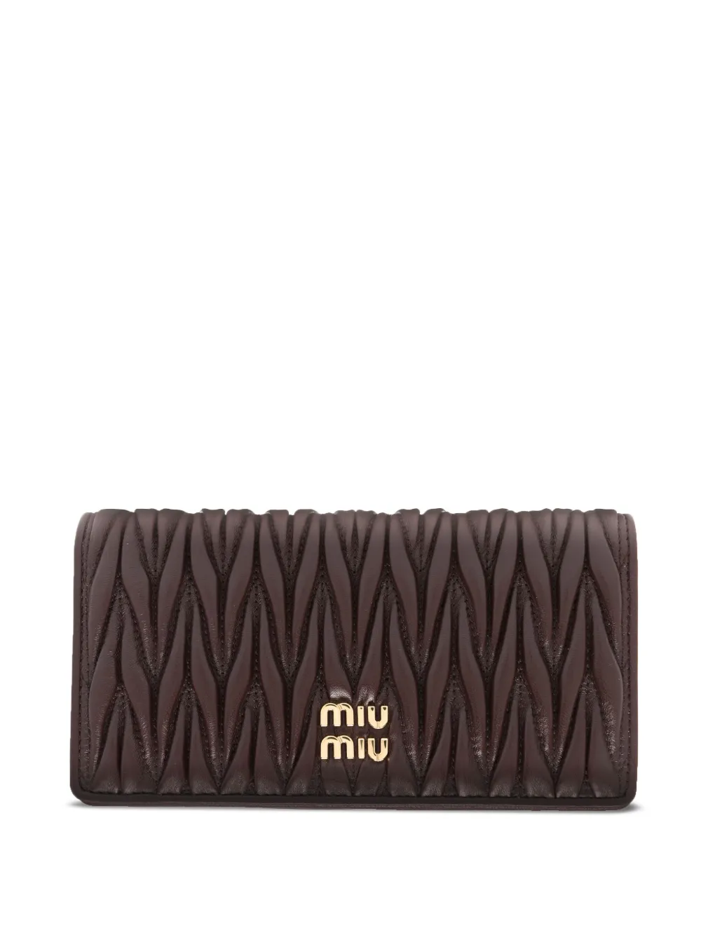 Miu Miu matelassé wallet | Purple | Image 1