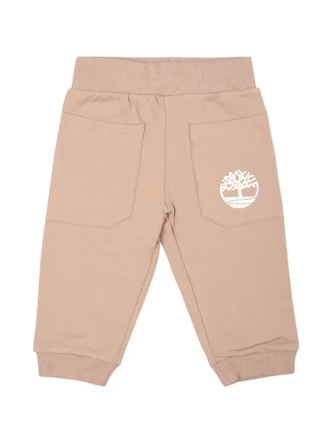 Timberland Kids logo-print stretch-cotton leggings
