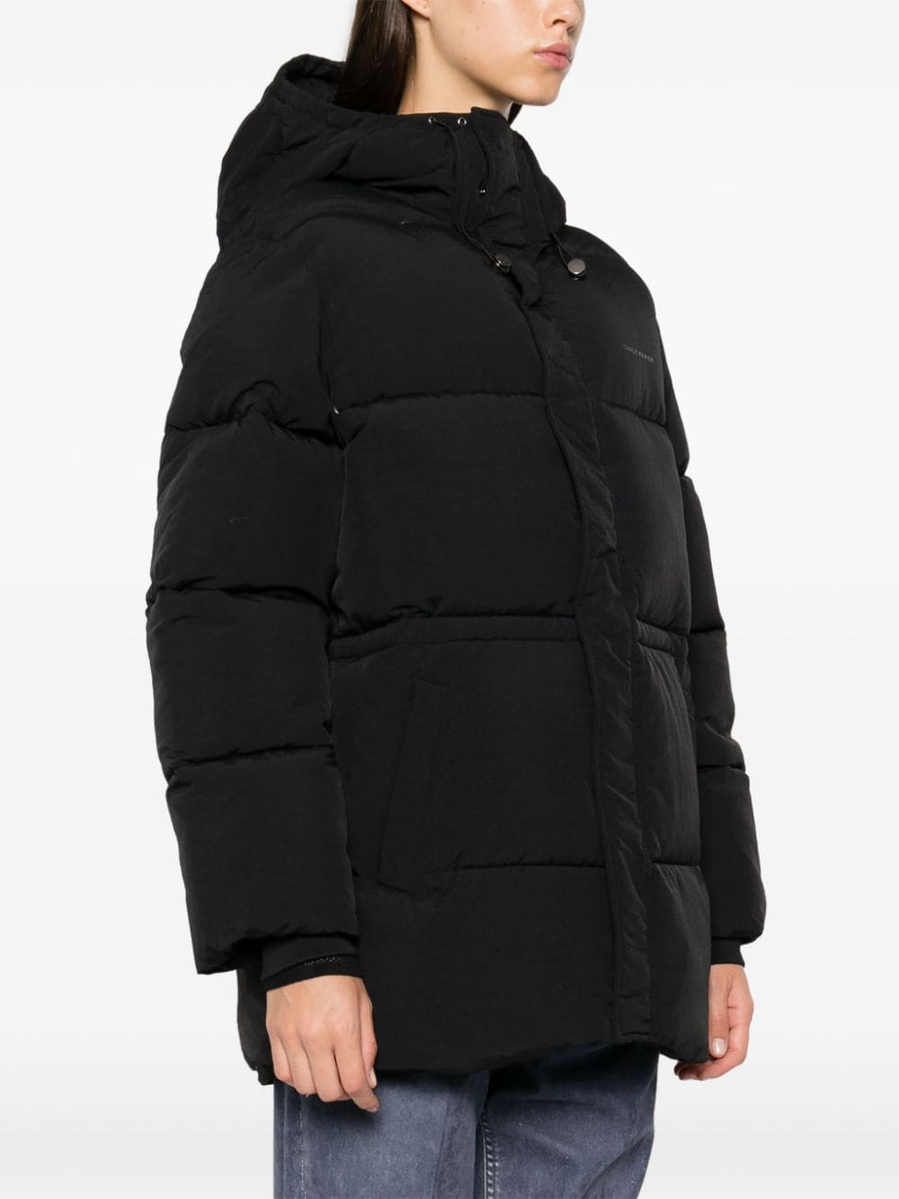 Shop Daily Paper Akira Puffer Jacket In Schwarz