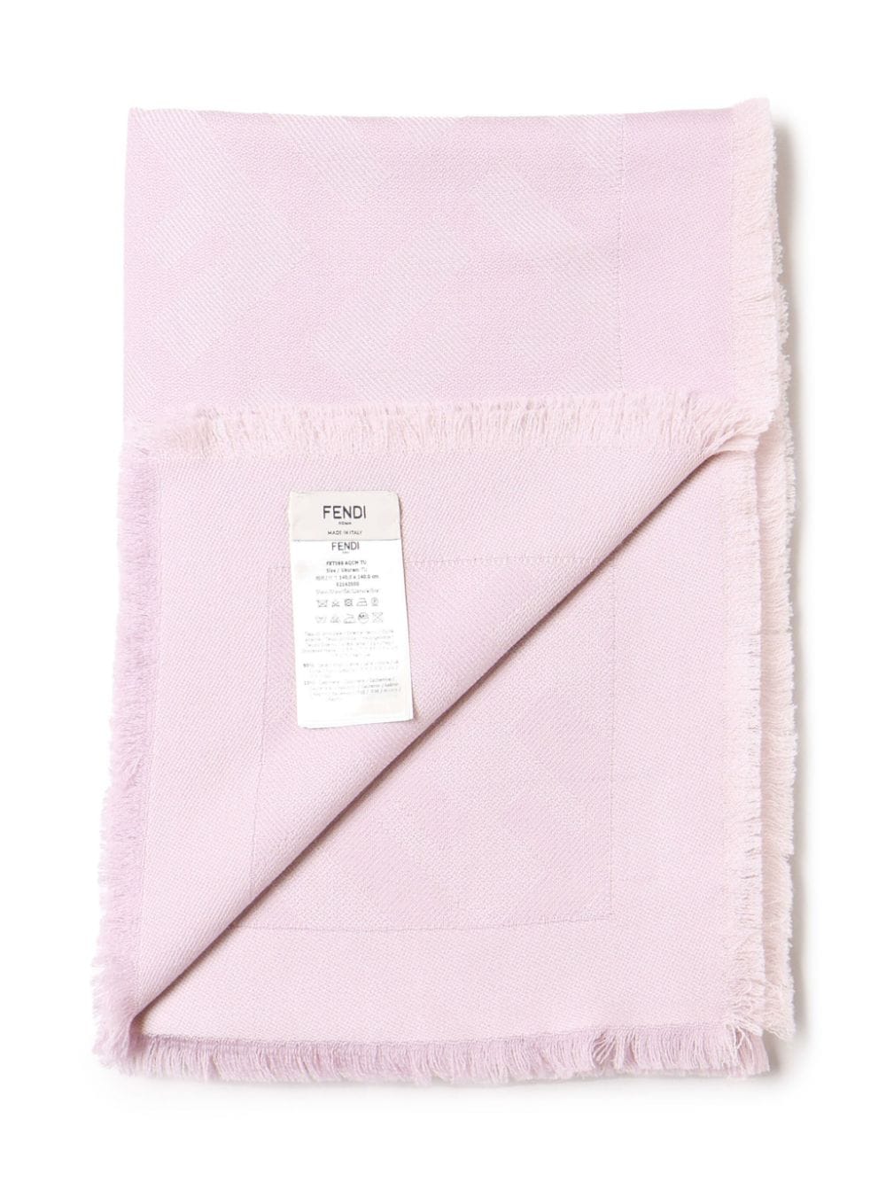 Shop Fendi Ff Scarf In Pink