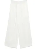LVIR satin trousers - White