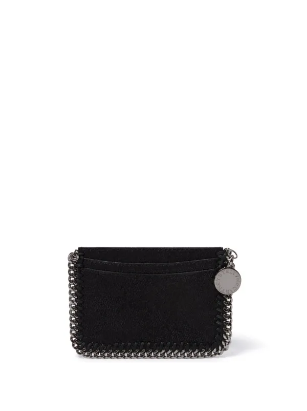 Stella McCartney Falabella Zipper Cardholder | Black | FARFETCH SG