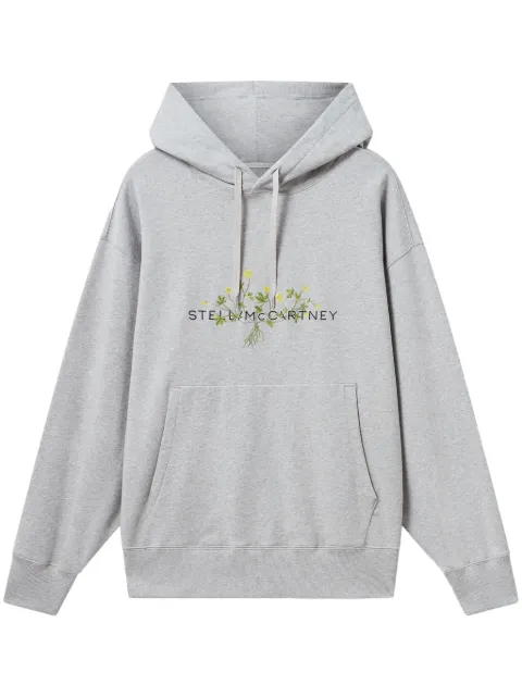 Stella McCartney floral-embroidery hoodie