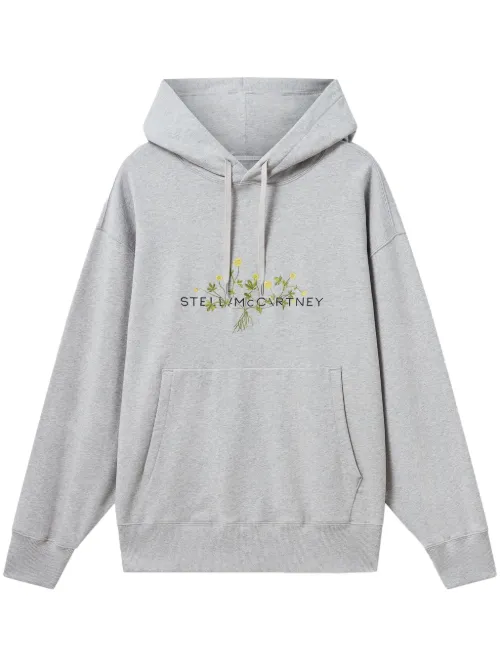 Hoodie à fleurs brodées - Stella McCartney - Modalova