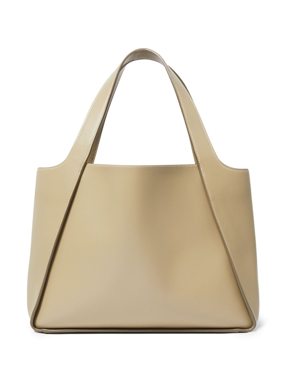 Stella McCartney studded-logo tote bag - Beige