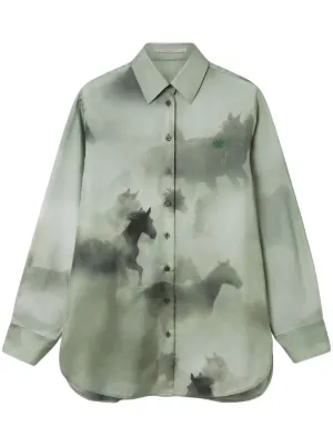 Stella McCartney ドレープ シャツ | ピンク | FARFETCH JP