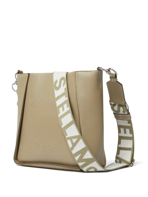 Stella McCartney Logo Square Mini Crossbody Bag | Neutrals | FARFETCH