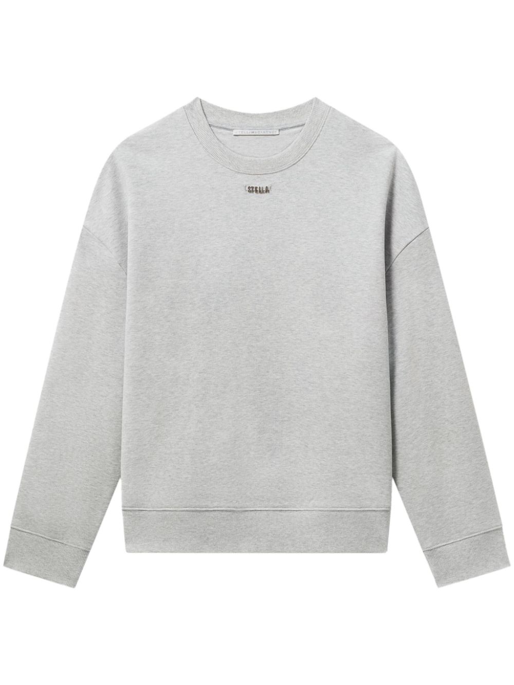 Stella McCartney Sweater met logobedel Grijs