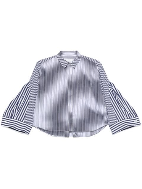 sacai striped shirt 