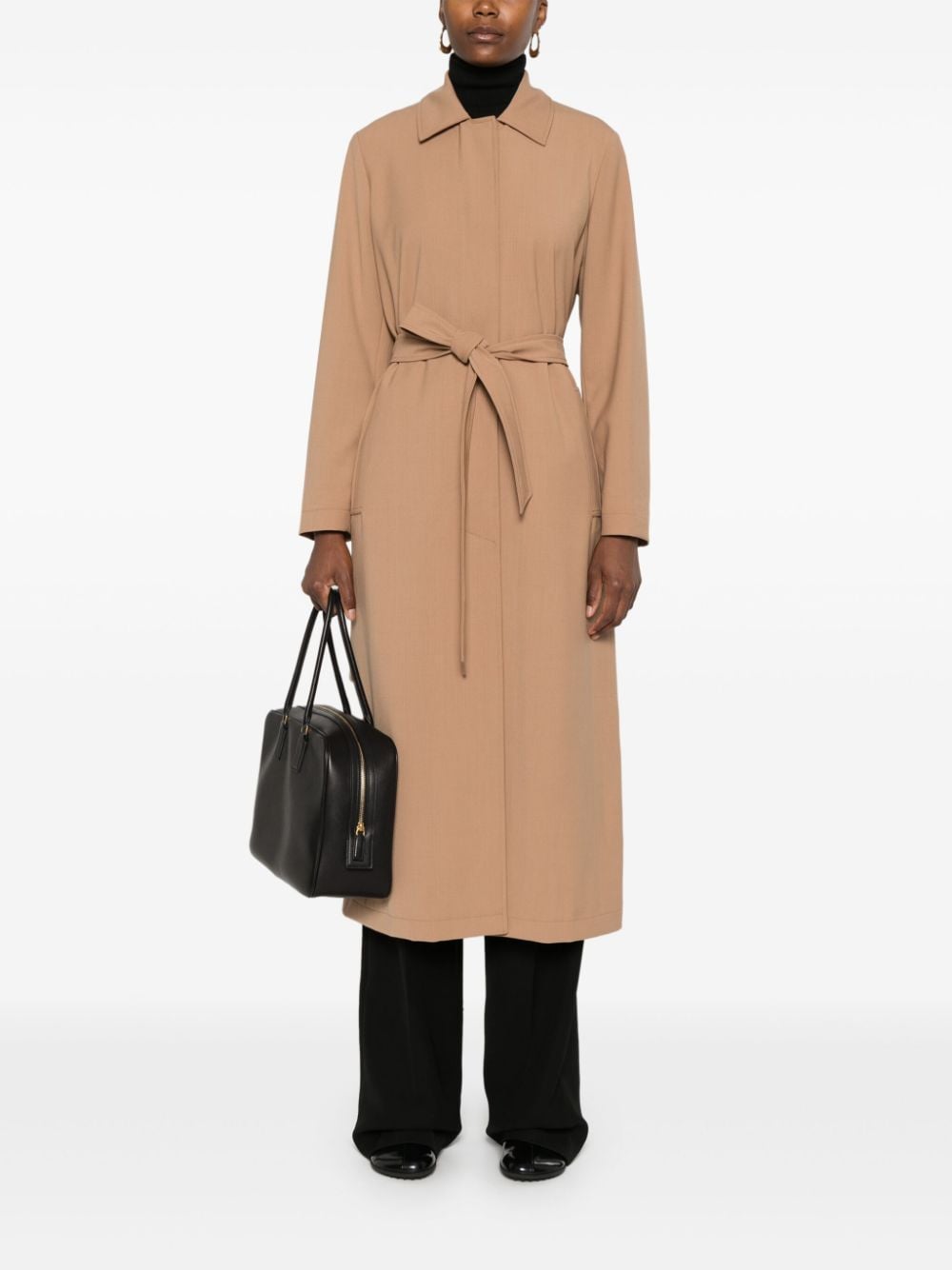 Herno Trenchcoat met ceintuur - Beige