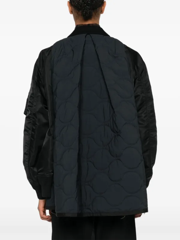 Sacai パネル ジャケット | ブラック | FARFETCH JP Sacai パネル ジャケット | ブラック | FARFETCH JP