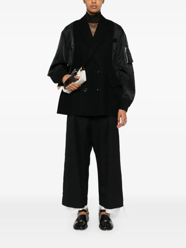 Sacai パネル ジャケット | ブラック | FARFETCH JP Sacai パネル ジャケット | ブラック | FARFETCH JP