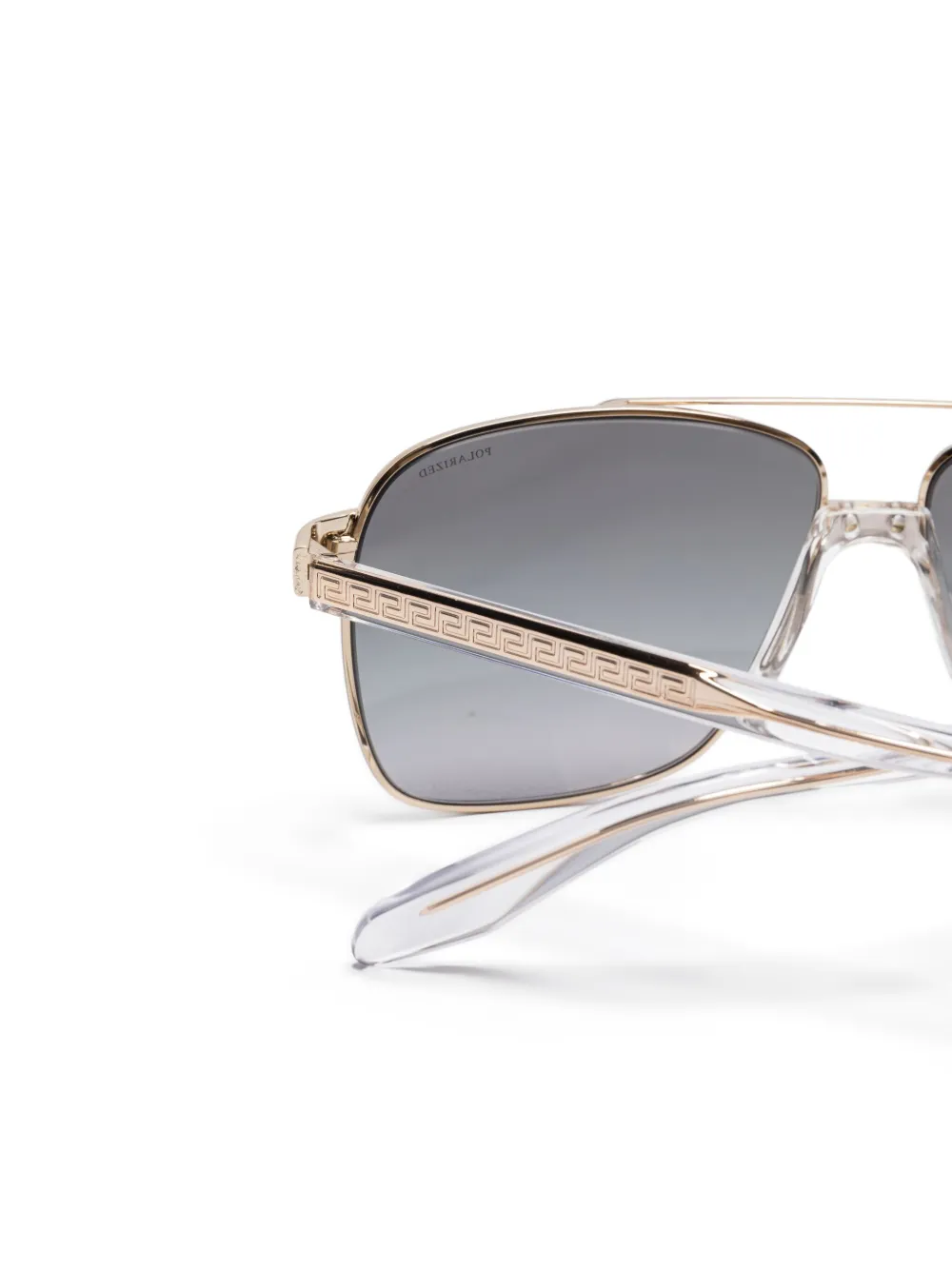 Versace Eyewear Zonnebril met piloten montuur Goud