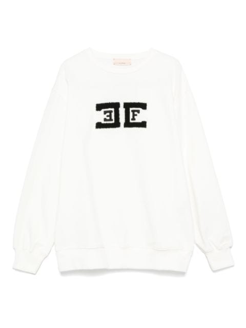 Elisabetta Franchi La Mia Bambina logo-embroidered sweatshirt