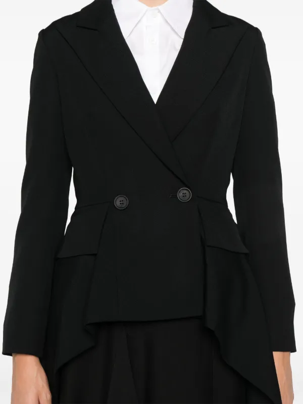 Yohji Yamamoto ドレープ ジャケット | ブラック | FARFETCH JP