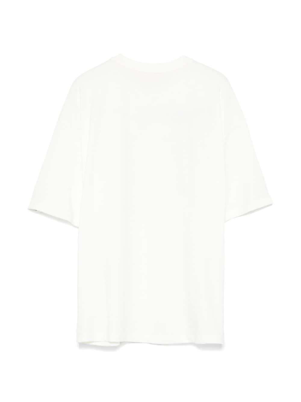 Shop Elisabetta Franchi La Mia Bambina Logo-print T-shirt In White