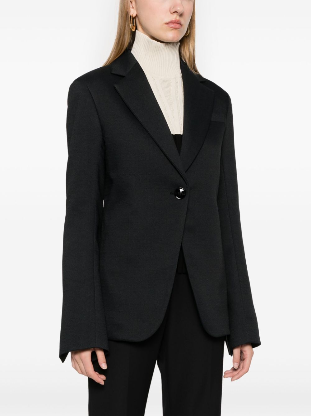 TORY BURCH TEXTURED CREPE BLAZER 